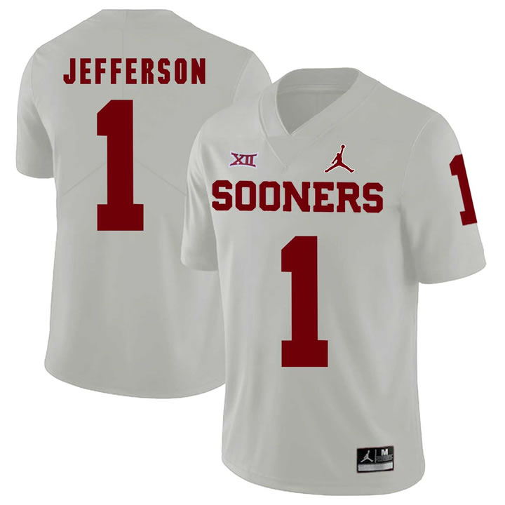 Oklahoma Sooners 1 Tony Jefferson White College Football Jersey Dzhi,We sell and wholesale Oklahoma Sooners 1 Tony Jefferson White College Football Jersey Dzhi on line form chian!